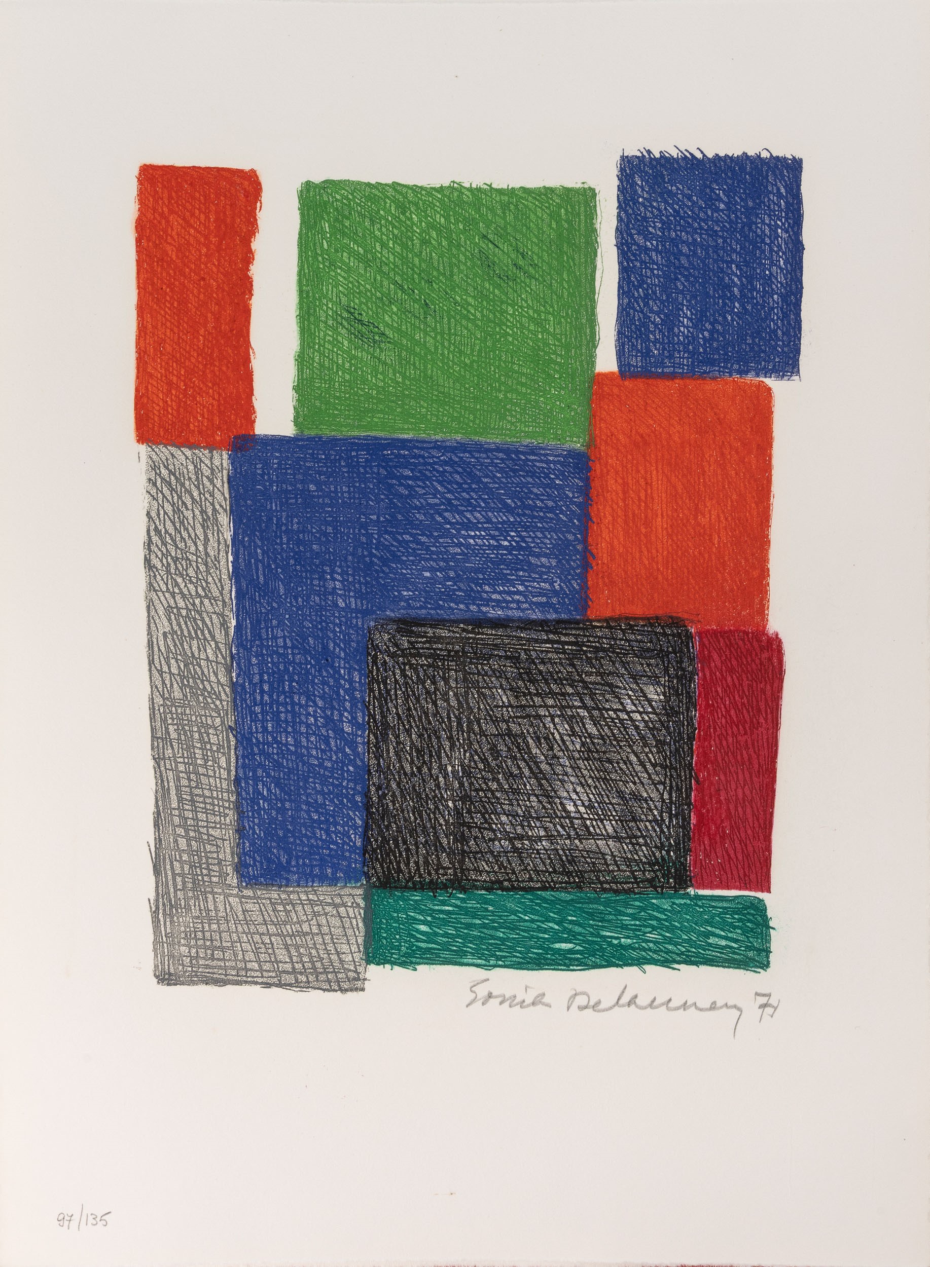 Sonia Delaunay - Salvatore Quasimodo - La terra impareggiabile (libro d’artista con due acquafort...