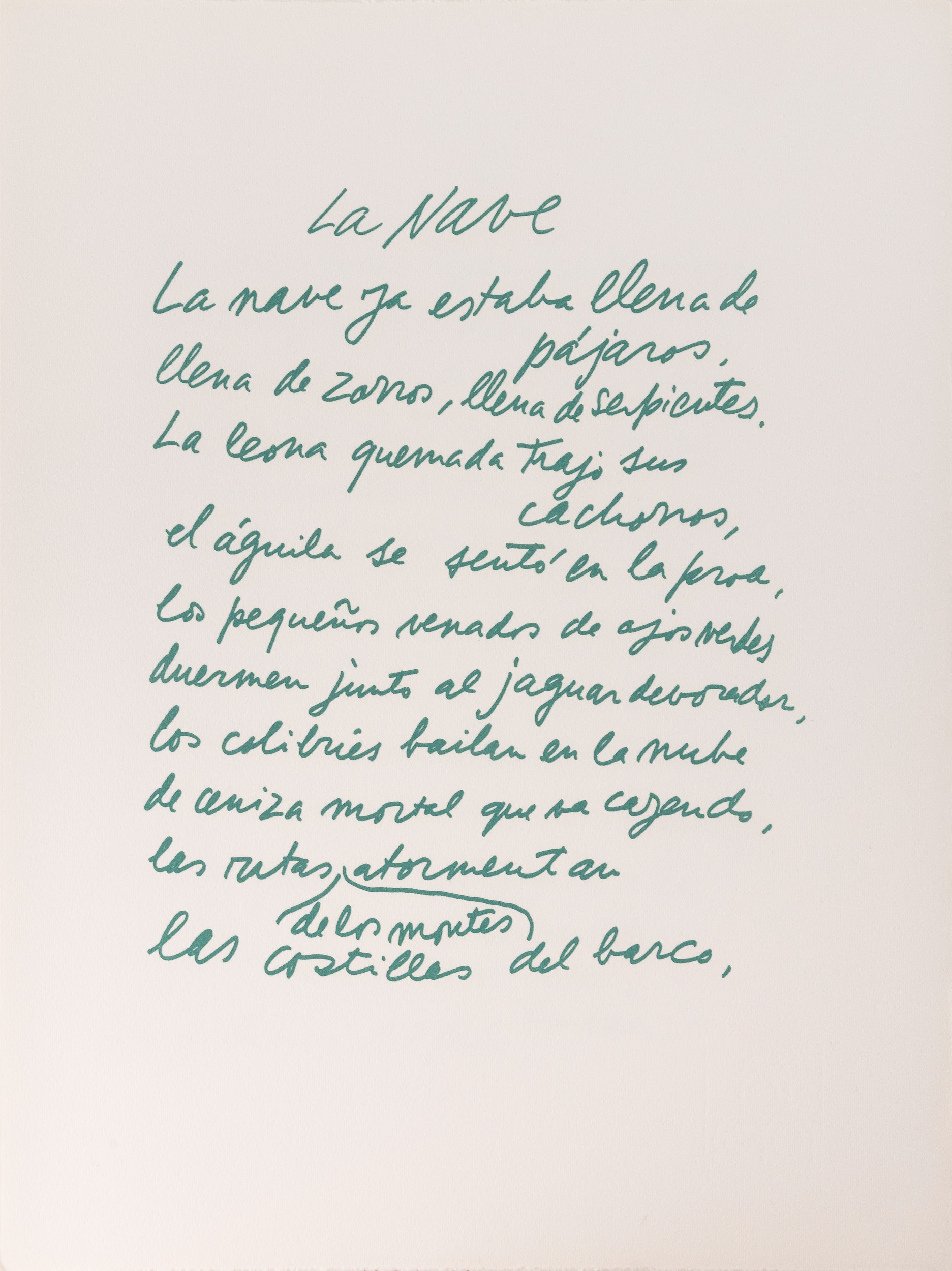 Piero Dorazio - Pablo Neruda - La nave (libro d'artista con tre litografie)