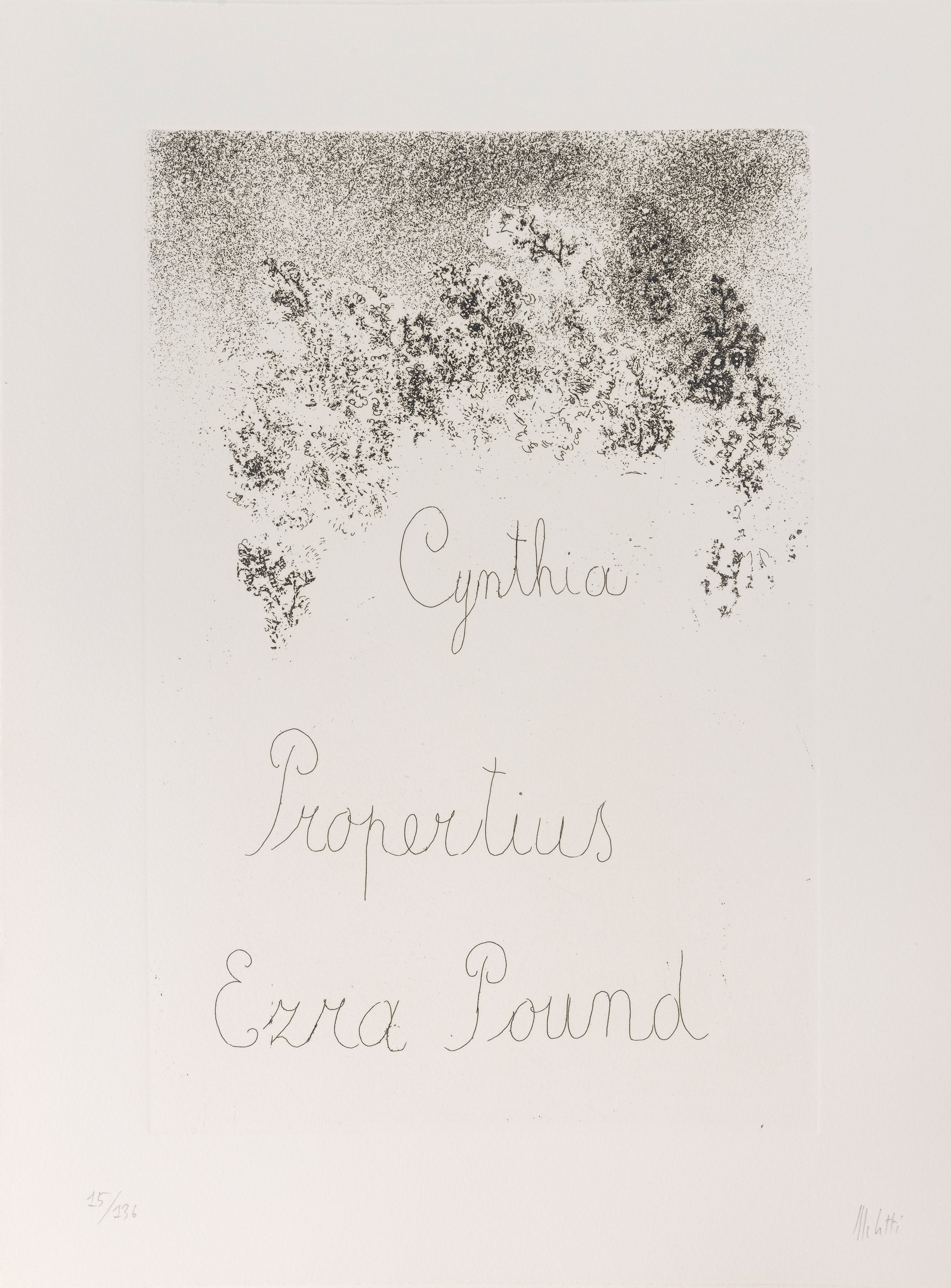 Fausto Melotti - Ezra Pound - Fausto Melotti e Ezra Pound, Homage to Sextus Propertius