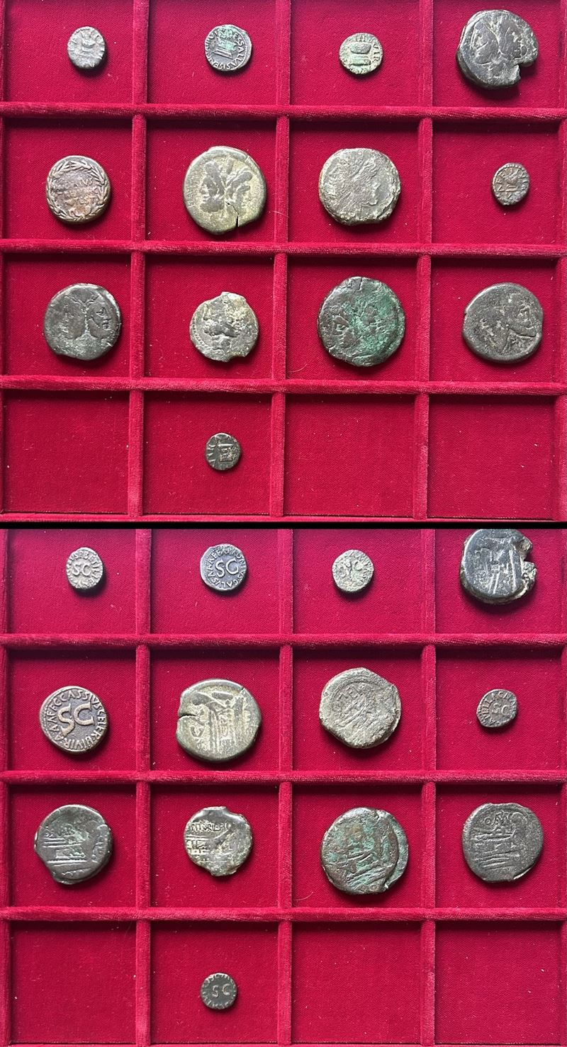 REPUBBLICA ROMANA. Lotto di tredici monete.  - Asta Numismatica - Cambi Casa d'Aste