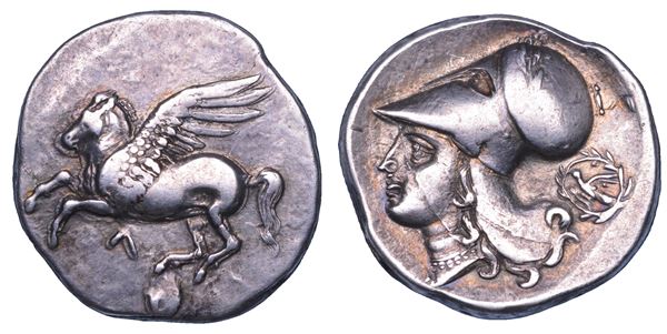 AKARNANIA - LEUKAS. Statere, circa 320-280 a.C.