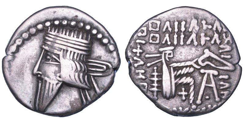 PARTHIA - ARSACIDI. MITHRADATES II, 123-88 a.C. Dracma.