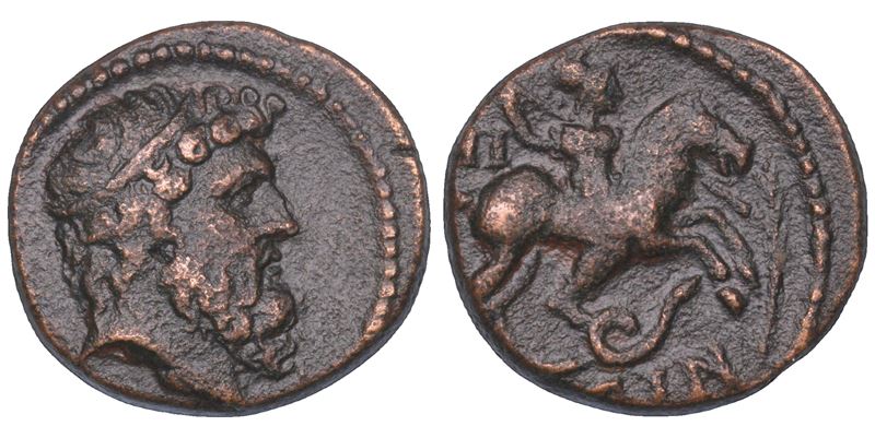 PISIDIA - ISINDA. Coniazione civica, 8-9 d.C.