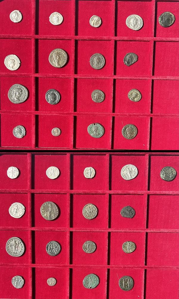 IMPERO ROMANO. Lotto di diciassette monete.