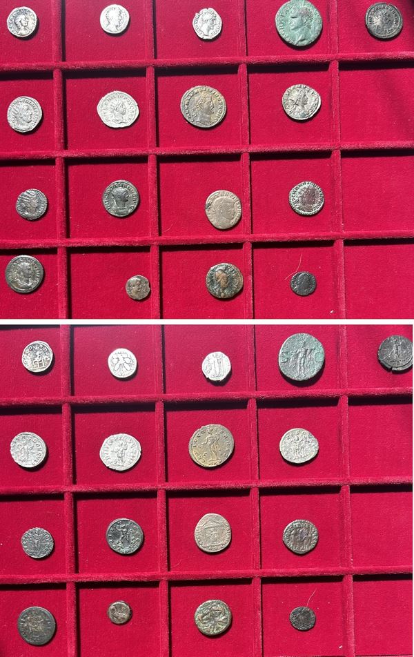 IMPERO ROMANO. Lotto di diciassette monete.