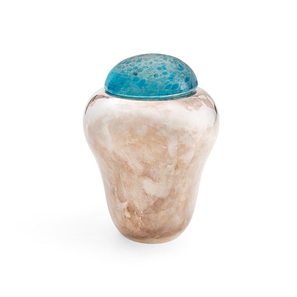 Vaso con coperchio. Argenteria artistica italiana per Maison Pomellato, XX-XXI secolo