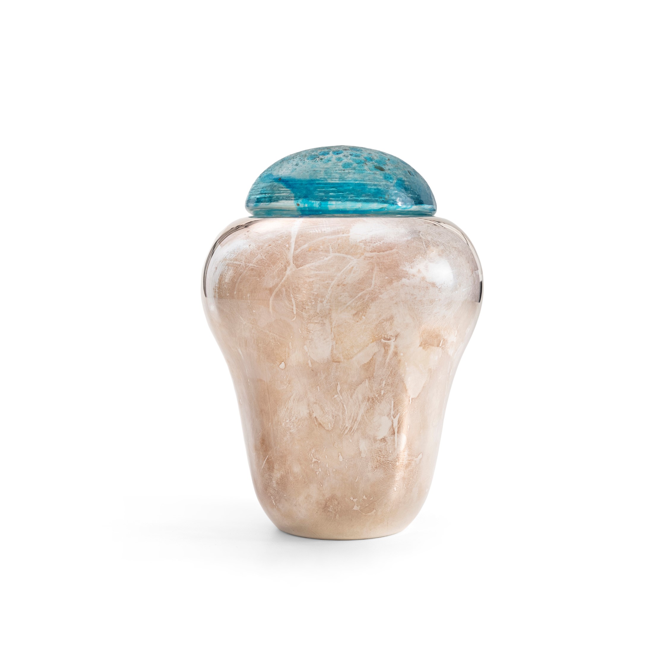 Argenteria italiana per Maison Pomellato, Vaso con coperchio in argento 925 (XX-XXI secolo)