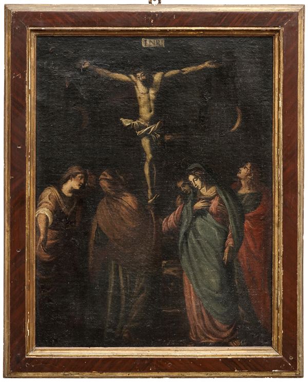 Scuola del XVII secolo Crocifissione