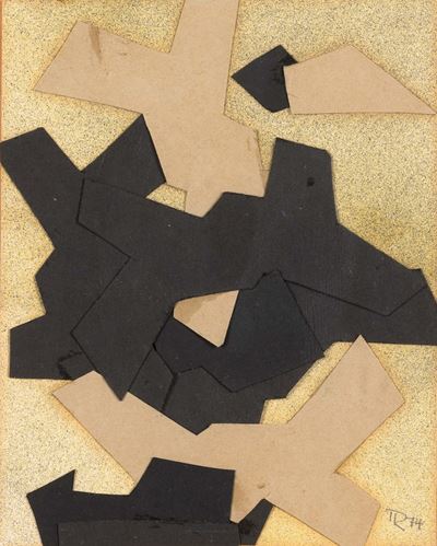 Composizione - collage e tecnica mista su carta