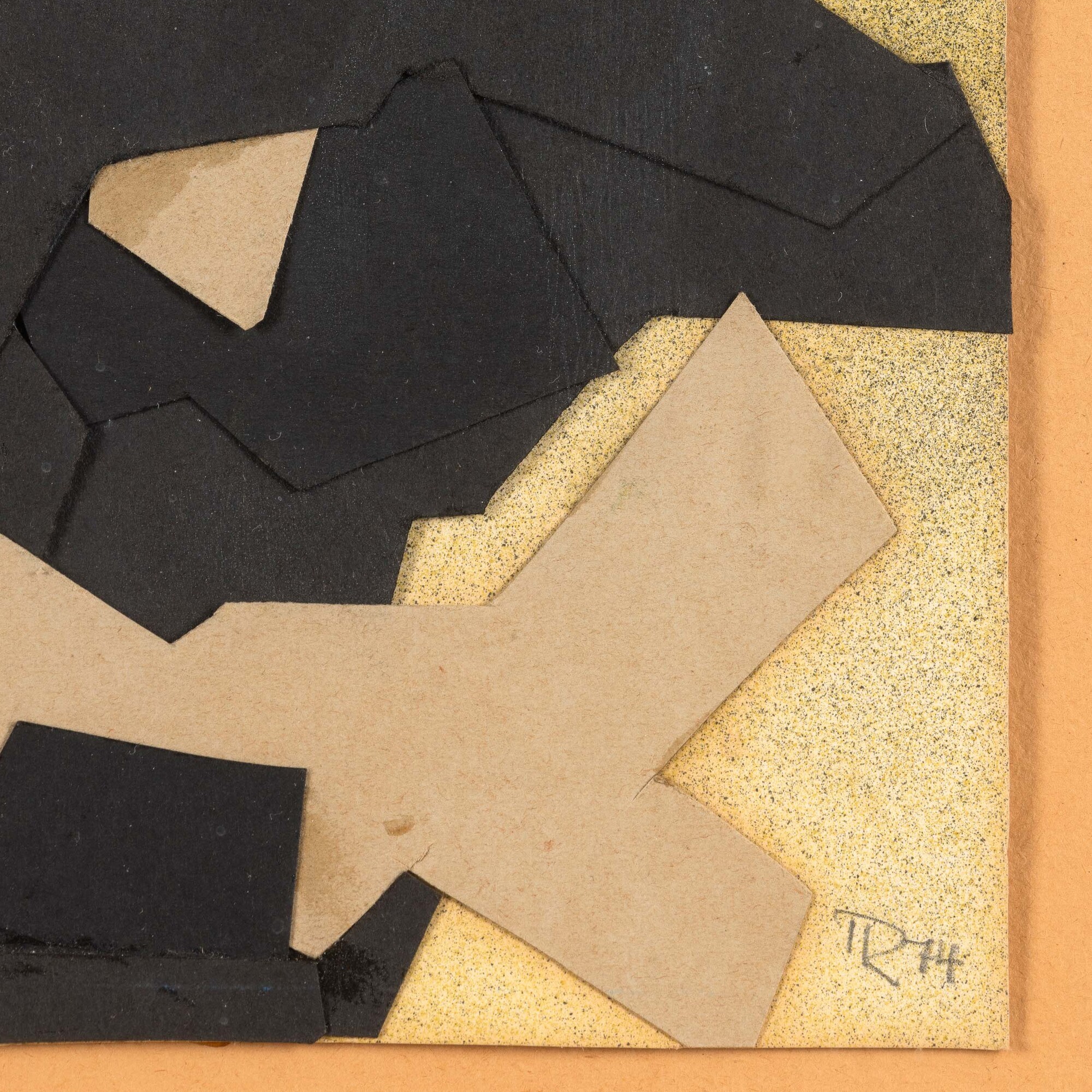 Hans Richter - Composizione - collage e tecnica mista su carta