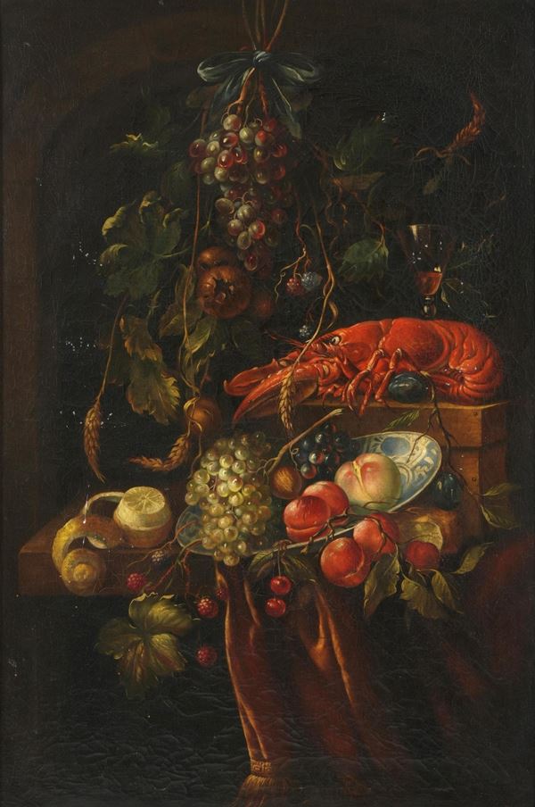 Natura morta con aragosta