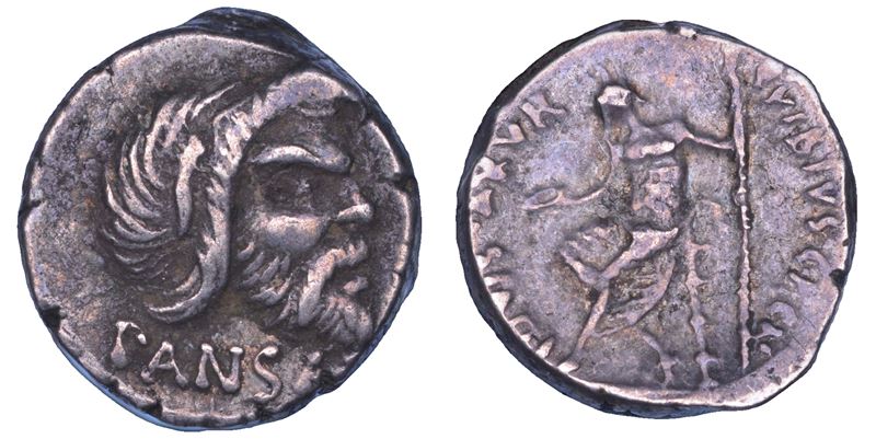 VIBIA. C. Vibius C.f. Pansa, 48 a.C. Denario.  - Auction Numismatics - Cambi Casa d'Aste