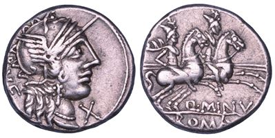 Minucio Rufo, Denario datato 122 a.C.
