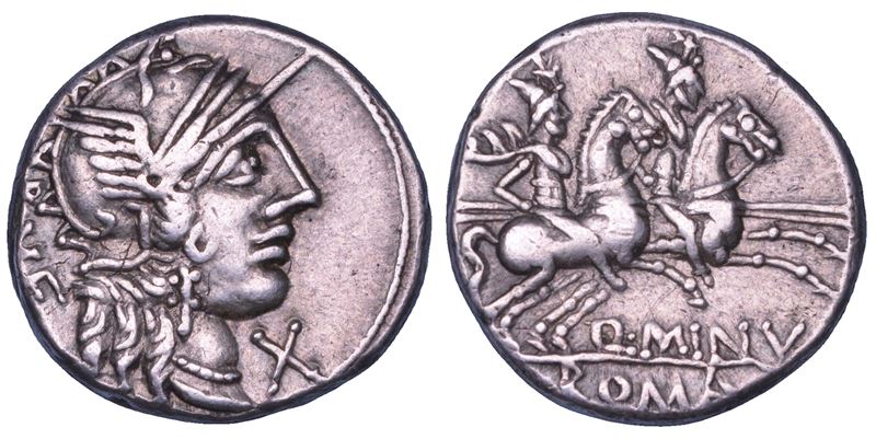 MINUCIA. Q. Minucio Rufo, 122 a.C. Denario.  - Auction Numismatics - Cambi Casa d'Aste
