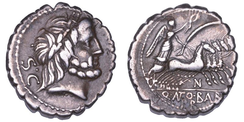 ANTONIA. Q. Antonius Balbus, 83-82 a.C. Denario serrato.  - Asta Numismatica - Cambi Casa d'Aste