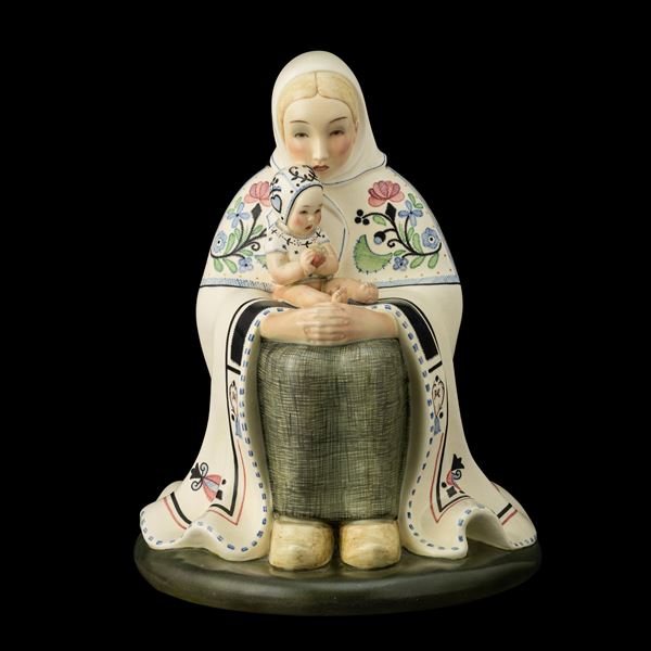 Helen Konig Scavini - Lenci, Torino 1933 ca Madonna della neve