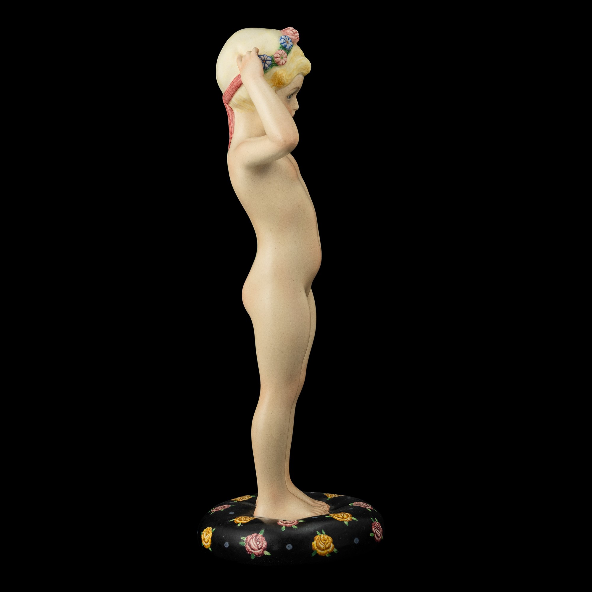 Abele Jacopi - Nudino con coroncina di fiori