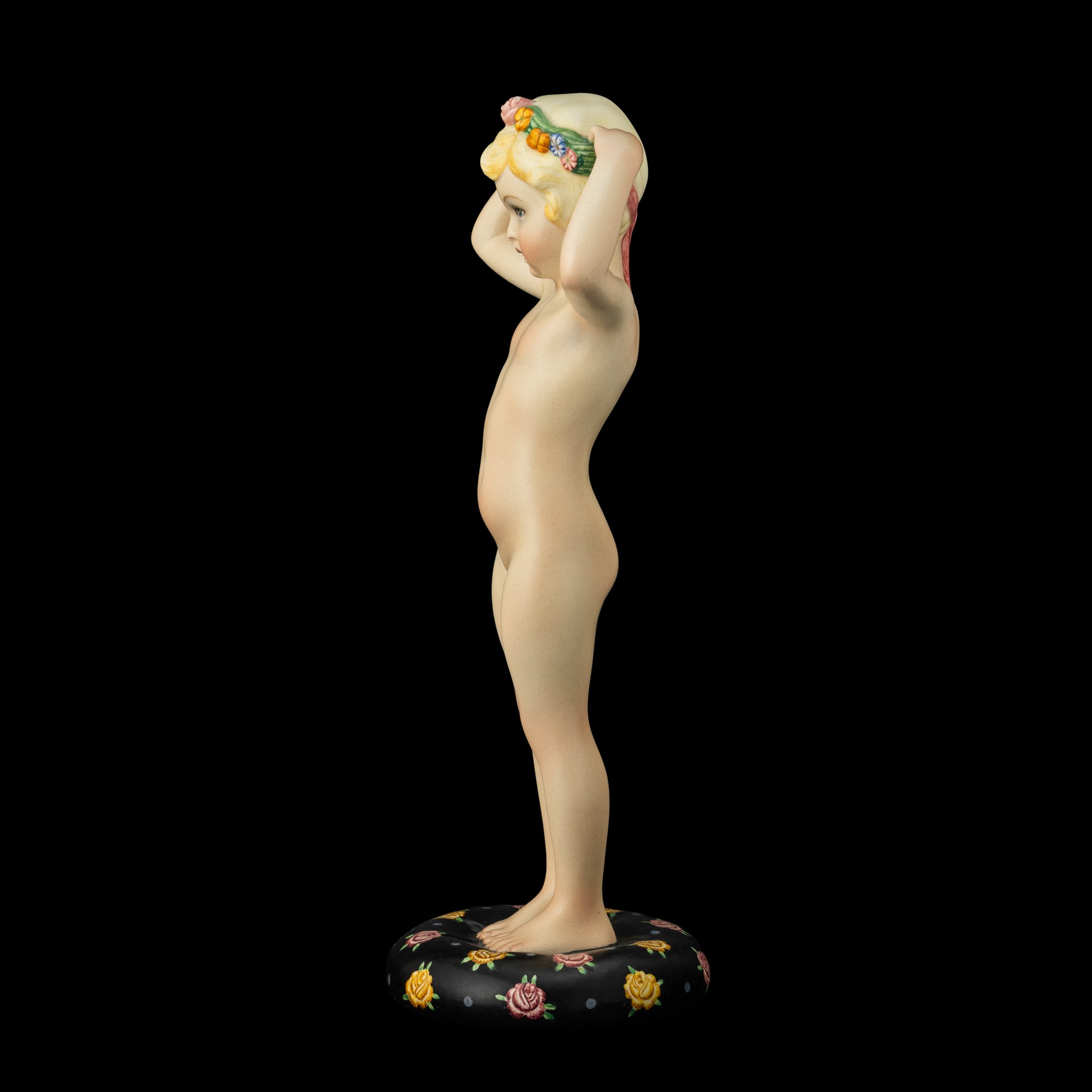 Abele Jacopi - Nudino con coroncina di fiori