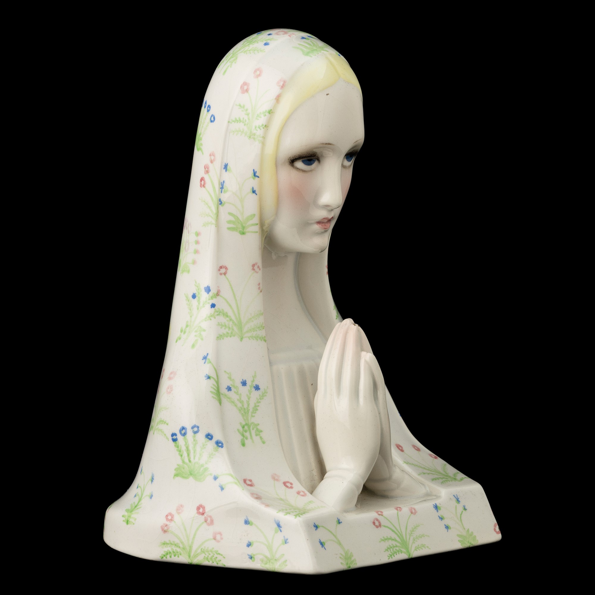 Paola Bologna - Lenci Torino 1932 – Busto di Madonna in preghiera