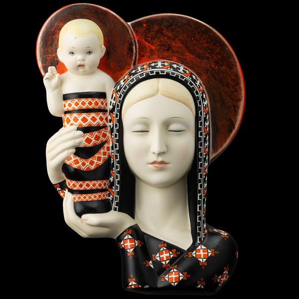 Lenci, Torino 1936 ca Madonna pompeiana