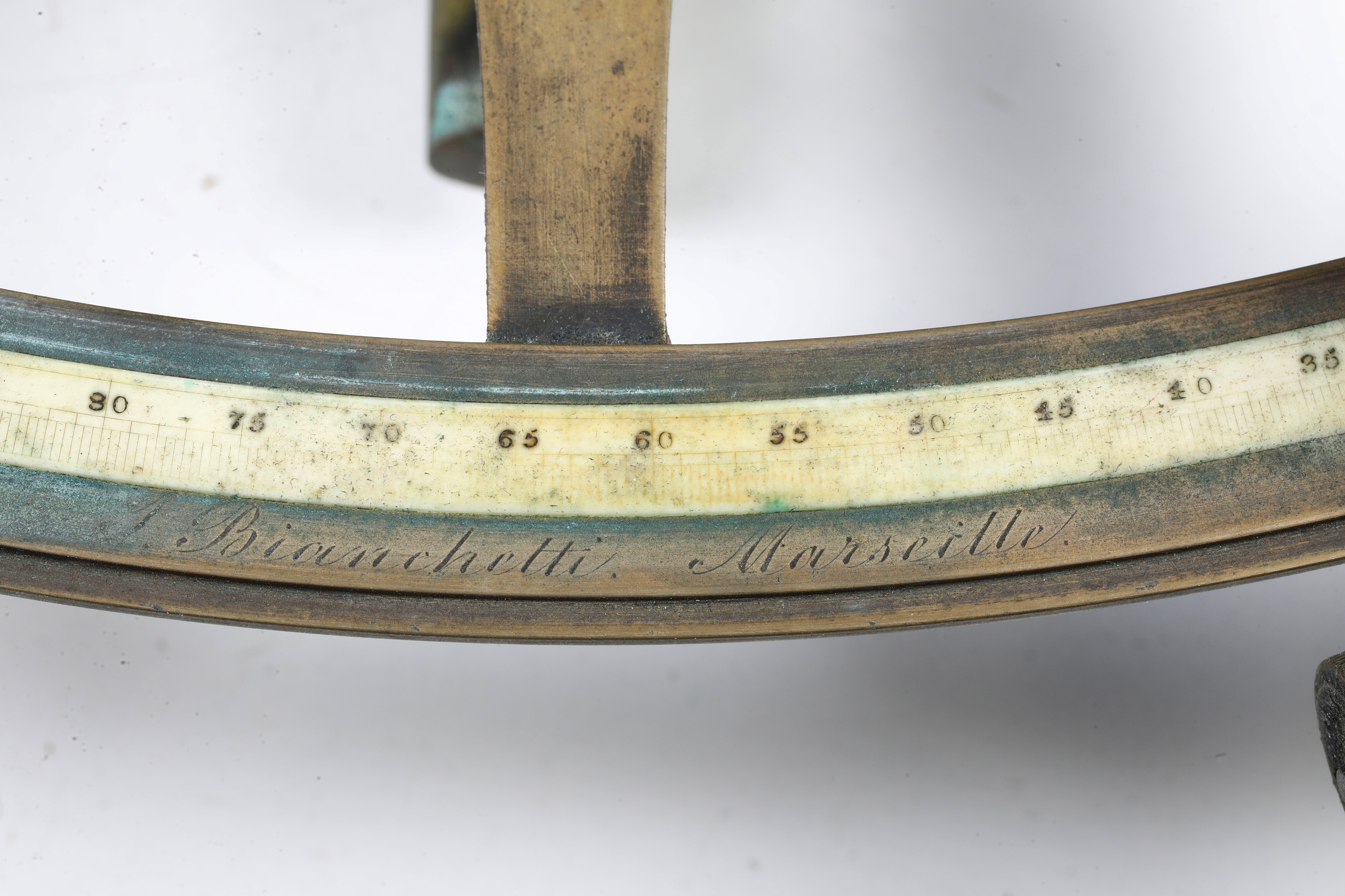 Bianchetti-Marsiglia, Sestante, XIX secolo, legno e metallo