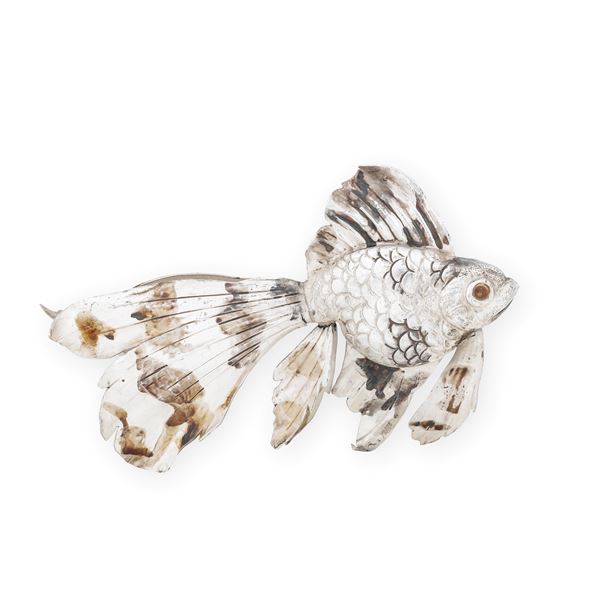 Pesce. Argenteria artistica italiana del XX secolo. Maestro orafo Marcello Minotto (1906-1998)