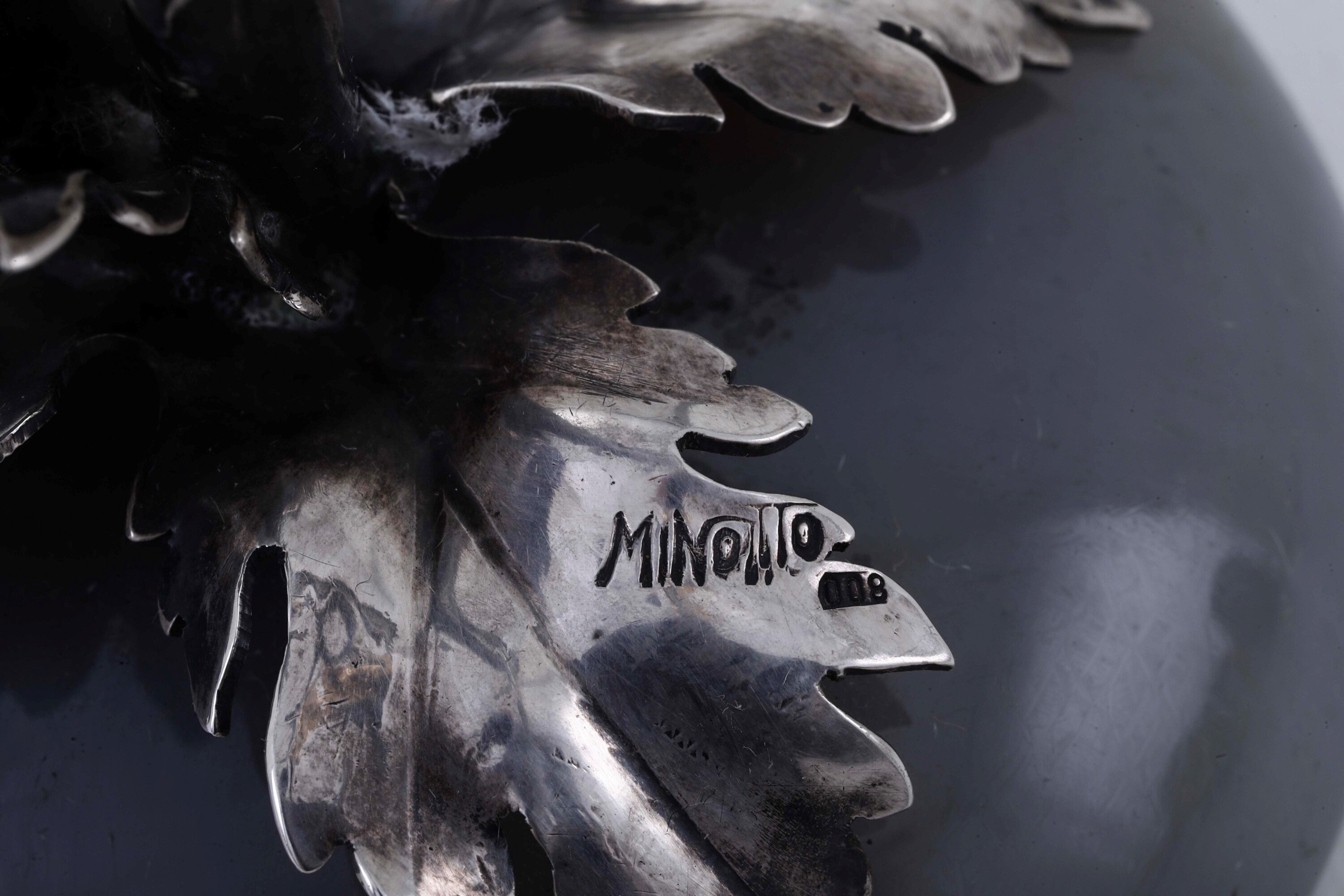 Marcello Minotto, Sale e pepe a forma di fiore di papavero, argenteria artistica italiana del XX ...