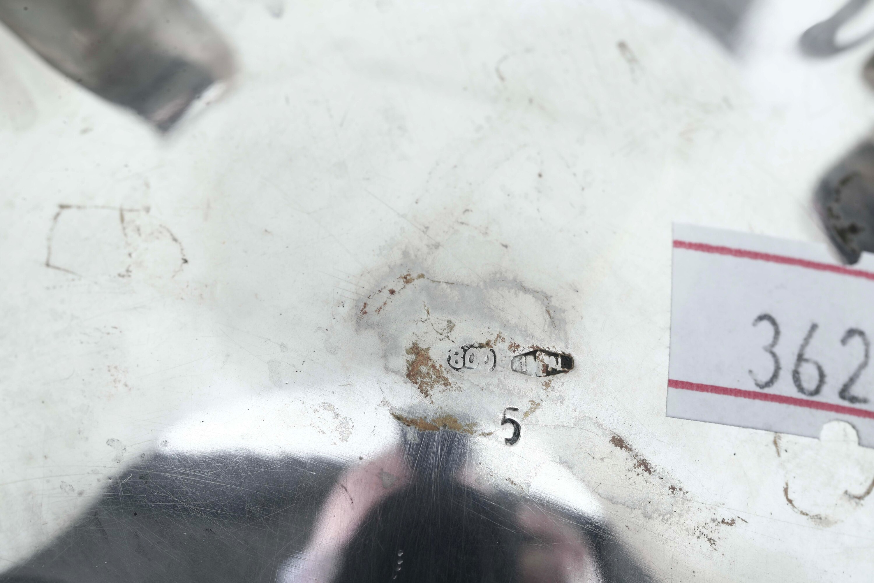 Cesa, Alessandria, Servizio da tè e caffè in argento fuso e sagomato