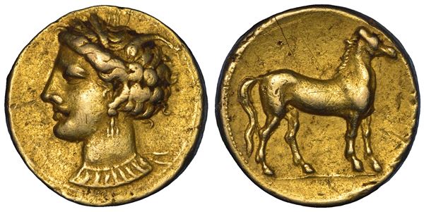 ZEUGITANIA. CARTAGINE. Statere o Schekel, circa 290-270 a.C.