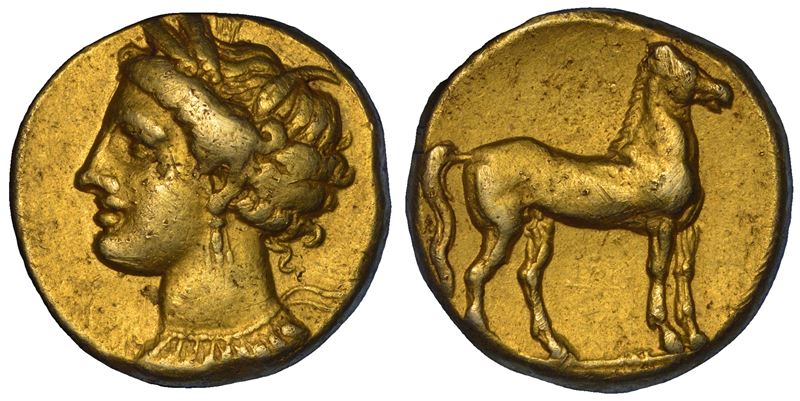 ZEUGITANIA. CARTAGINE. Statere o Schekel, circa 290-270 a.C.