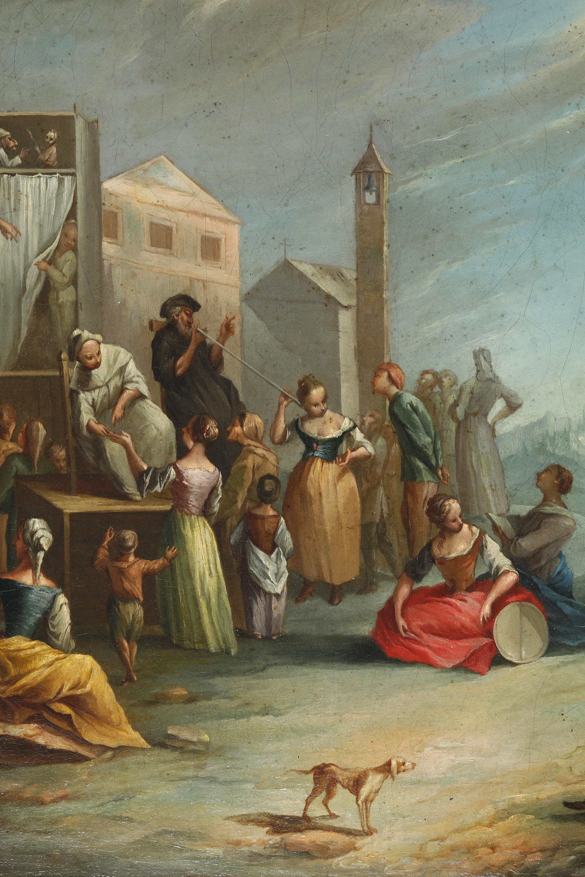 Scuola del XVIII secolo Festa popolana