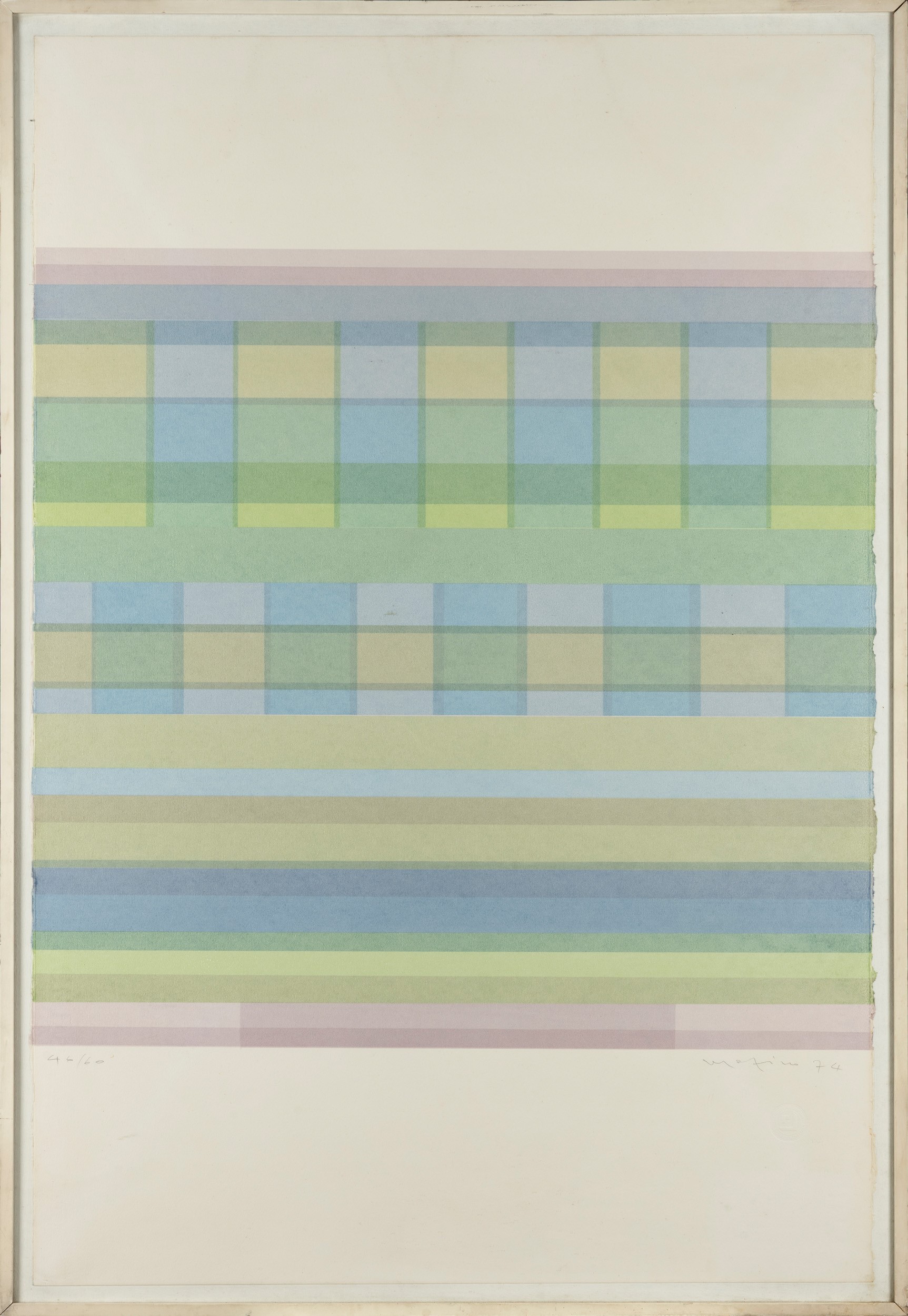 Vittorio Matino - Senza titolo, litografia, 1974