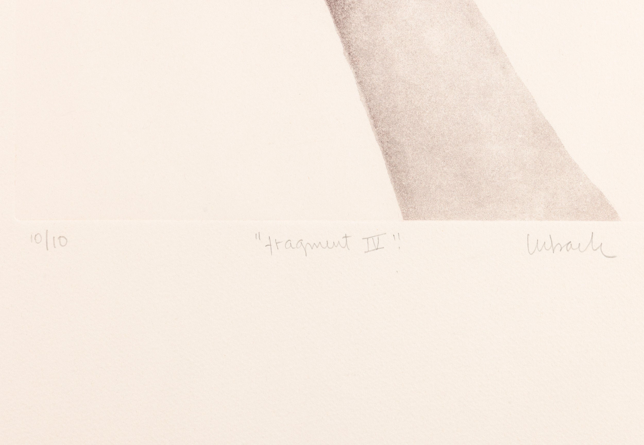 José Urbach, Frammento IV - Frammento VI, acquaforti
