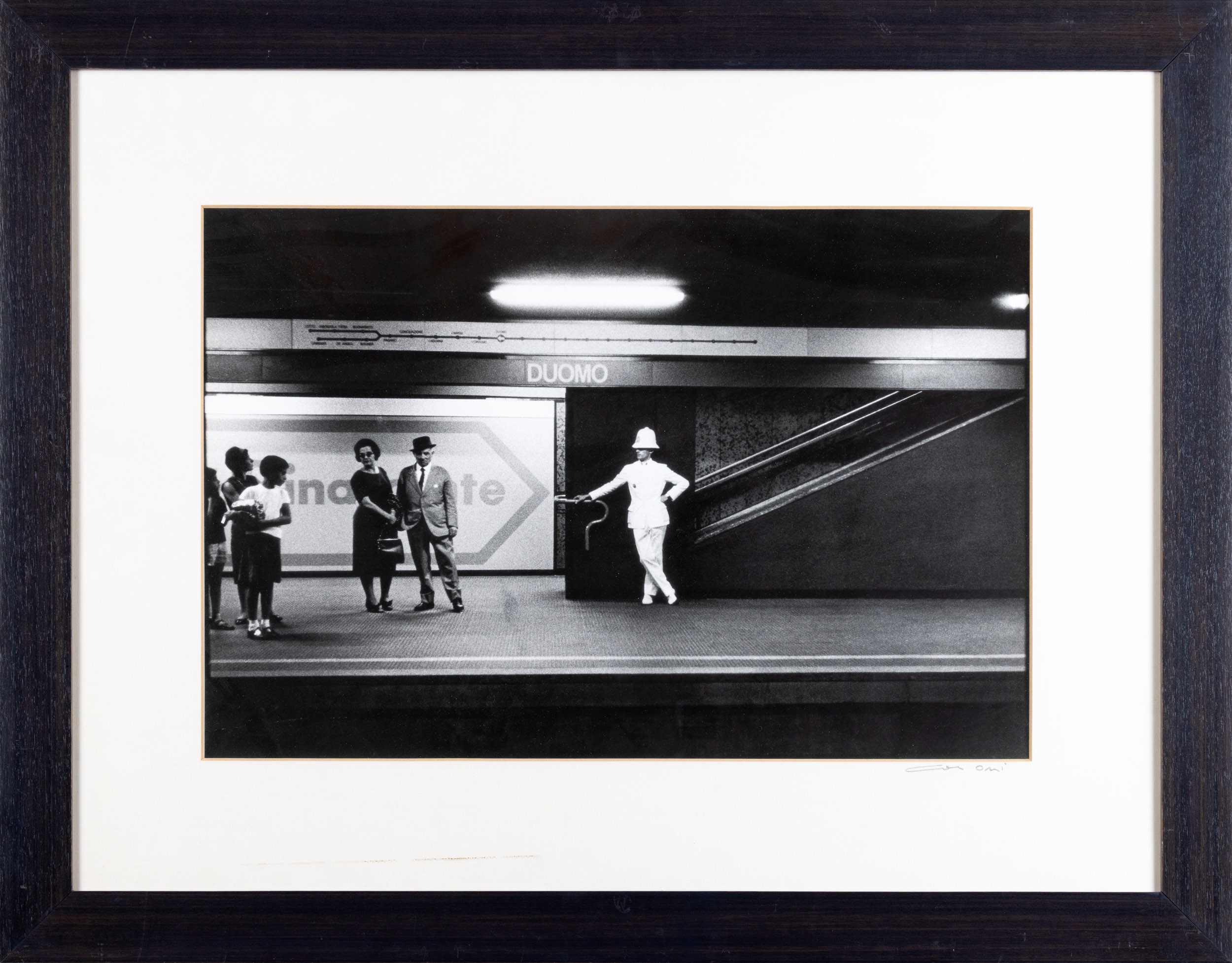 Metropolitana in bianco e nero