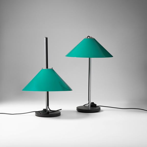Due lampade da tavolo mod. Aggregato