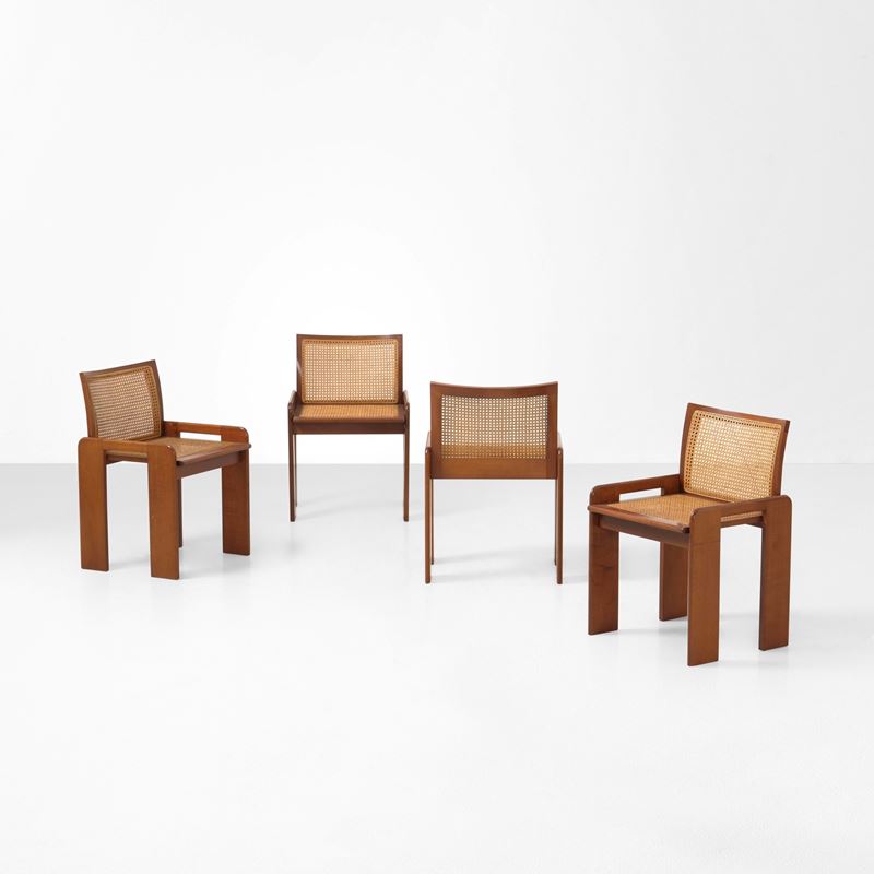 Luigi Saccardo : Quattro sedie  - Asta Design Lab - Cambi Casa d'Aste