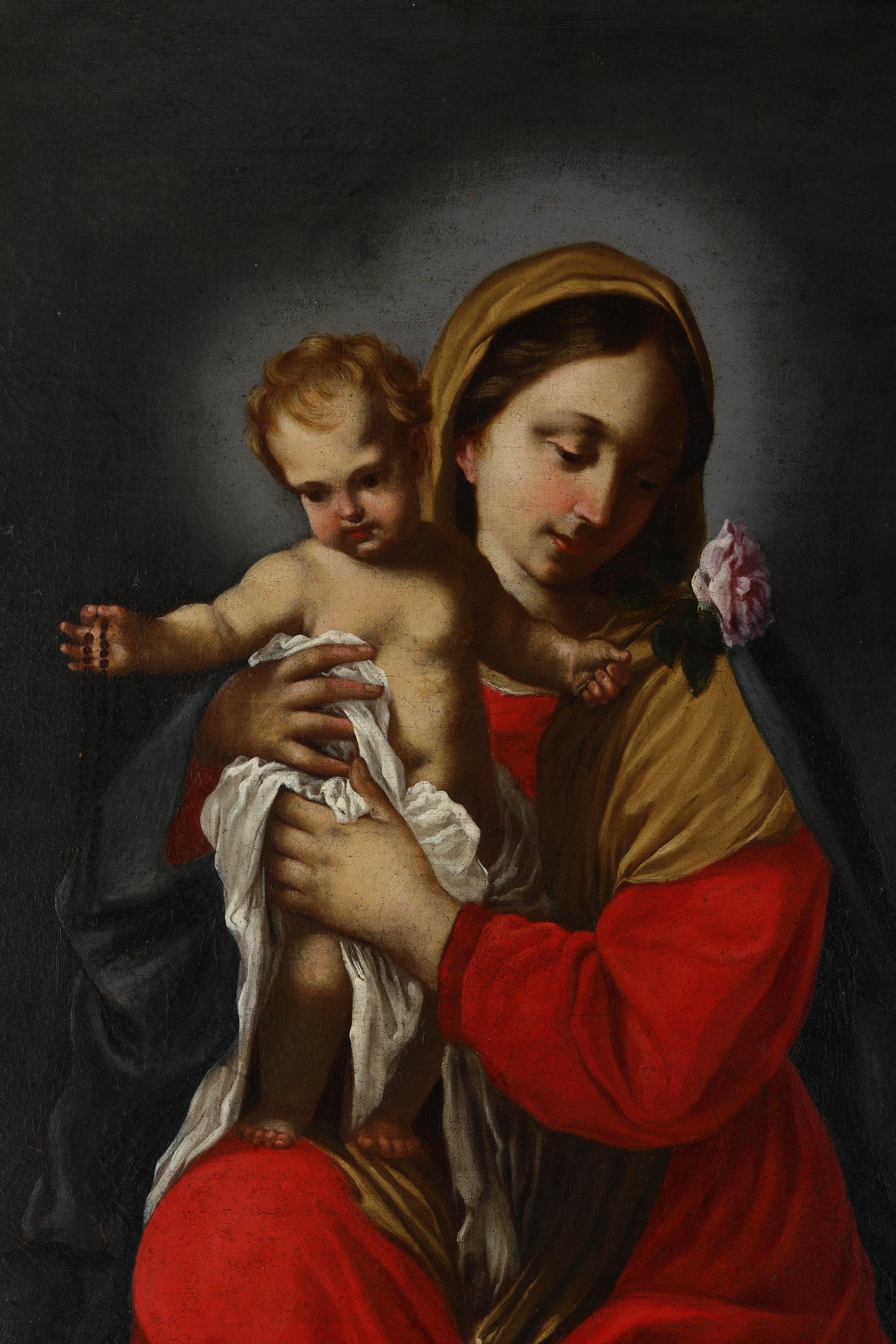 Carlo Cignani - Madonna con il Bambino, olio su tela