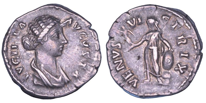 LUCILLA (Moglie di Lucio Vero), 164-182. Denario, 164-169. Roma.  - Auction Numismatics - Cambi Casa d'Aste