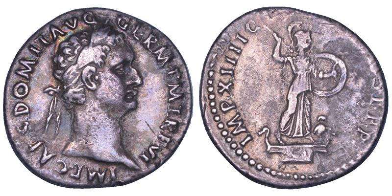 DOMIZIANO, 81-96. Denario. Roma.  - Asta Numismatica - Cambi Casa d'Aste