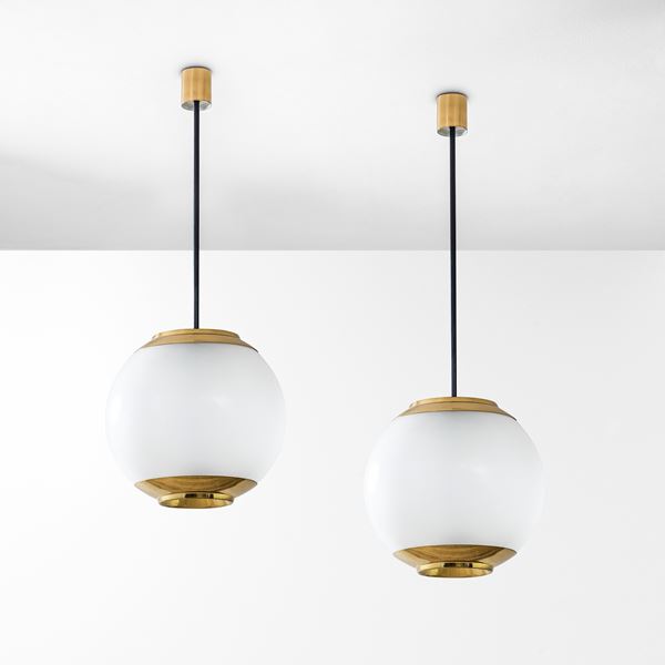 Due lampade a sospensione mod. LS2