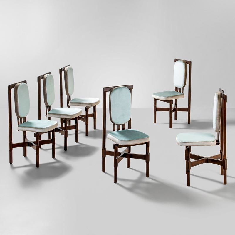 Leonardo Fiori : Sei sedie  - Asta Design Lab - Cambi Casa d'Aste