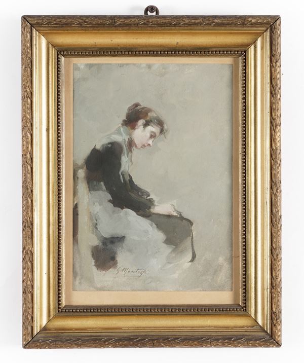 Figura femminile seduta