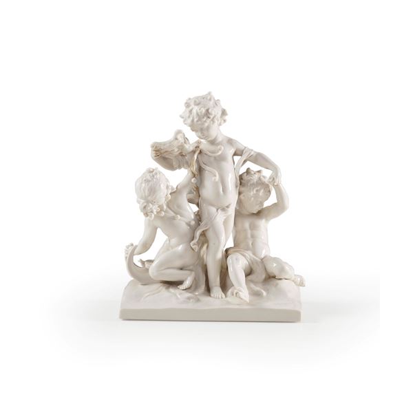 Gruppo con putti. Napoli (?), XX secolo.