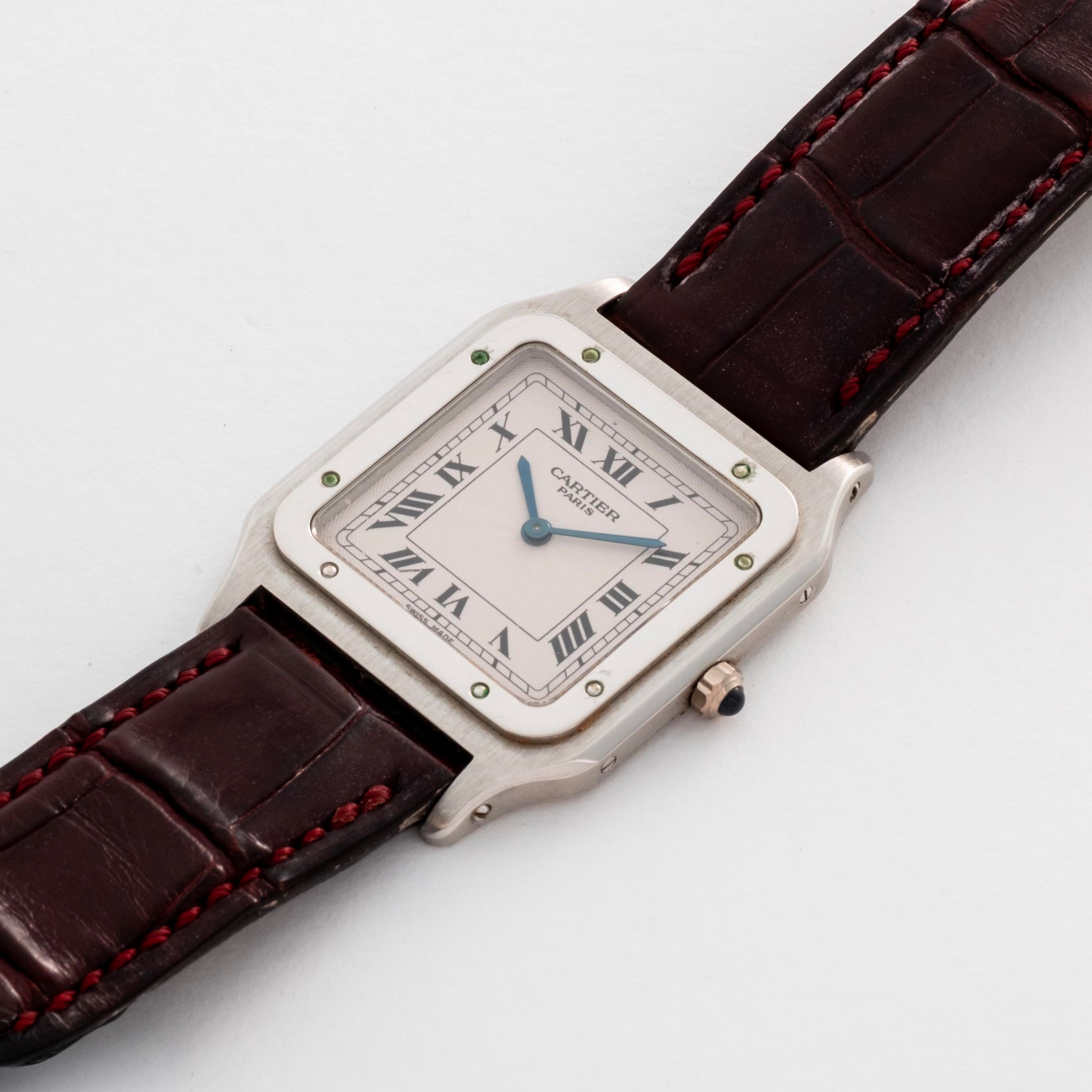 Cartier - Santos Dumont Collection Privée ref. 1575 in platino