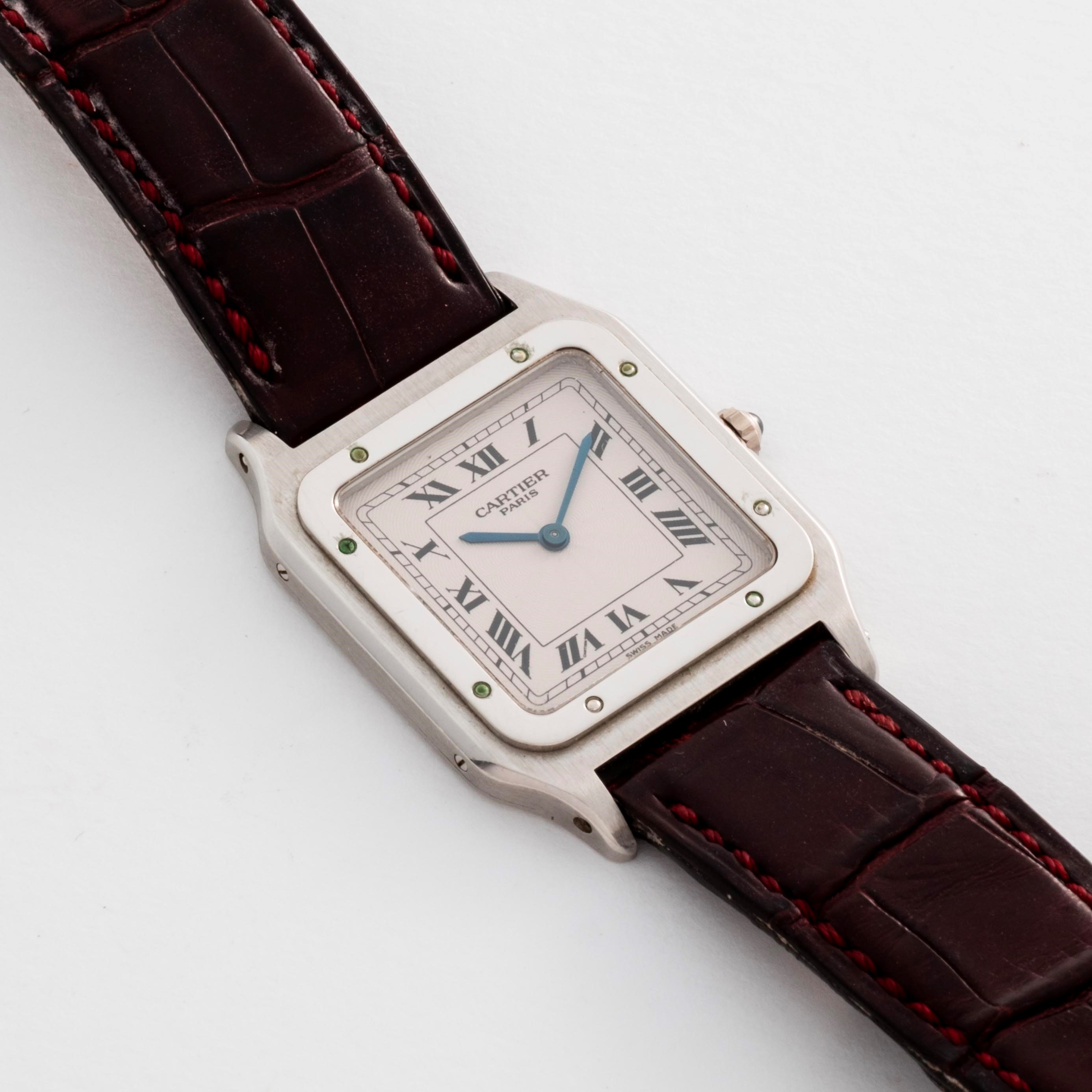 Cartier - Santos Dumont Collection Privée ref. 1575 in platino