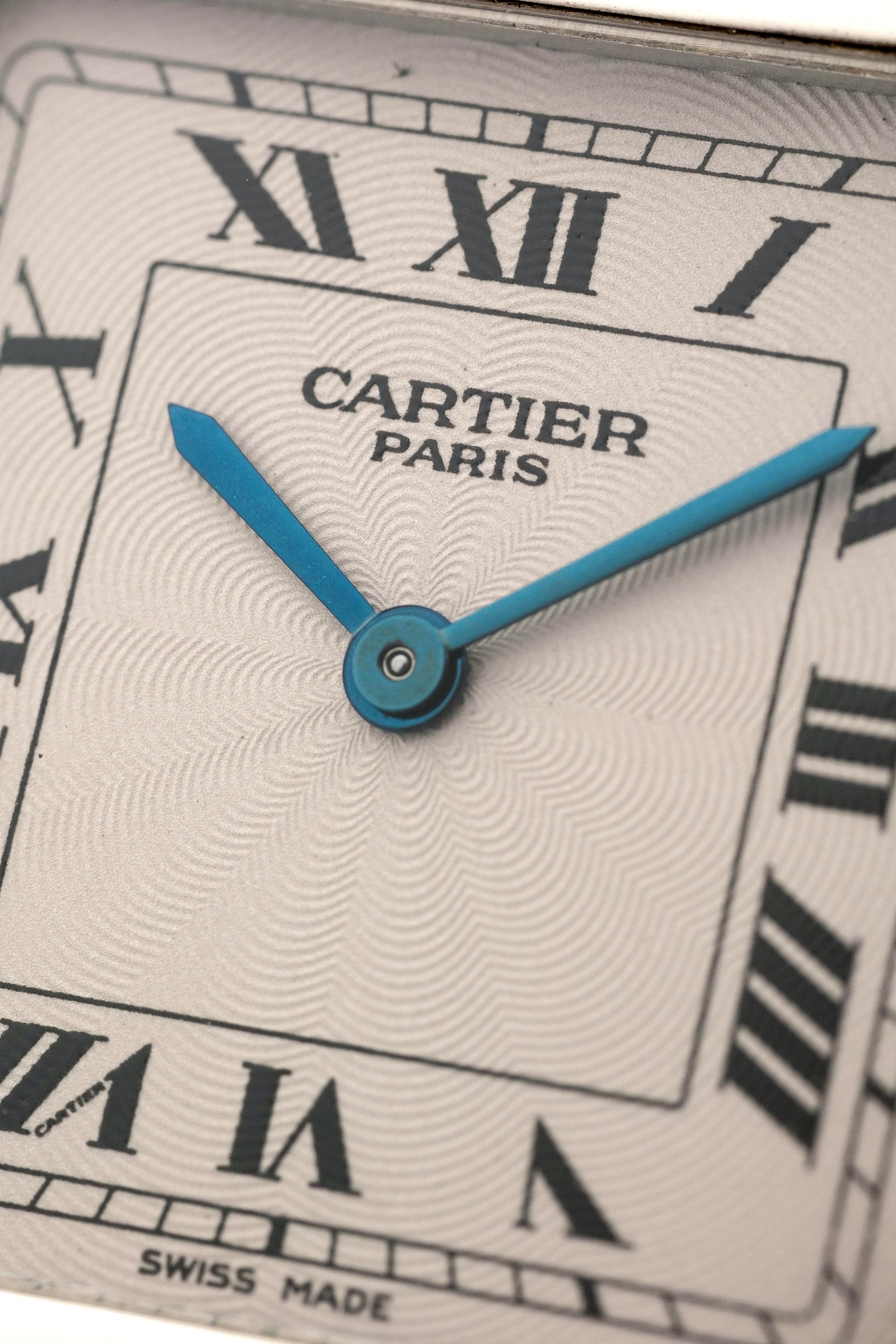 Cartier - Santos Dumont Collection Privée ref. 1575 in platino
