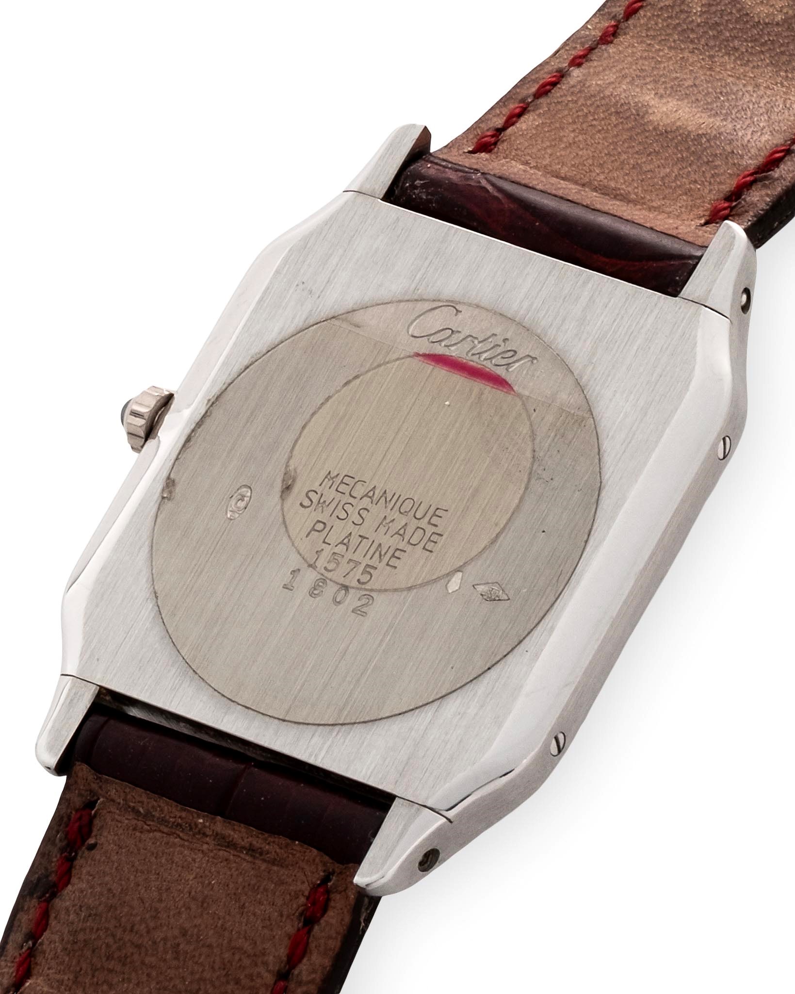 Cartier - Santos Dumont Collection Privée ref. 1575 in platino
