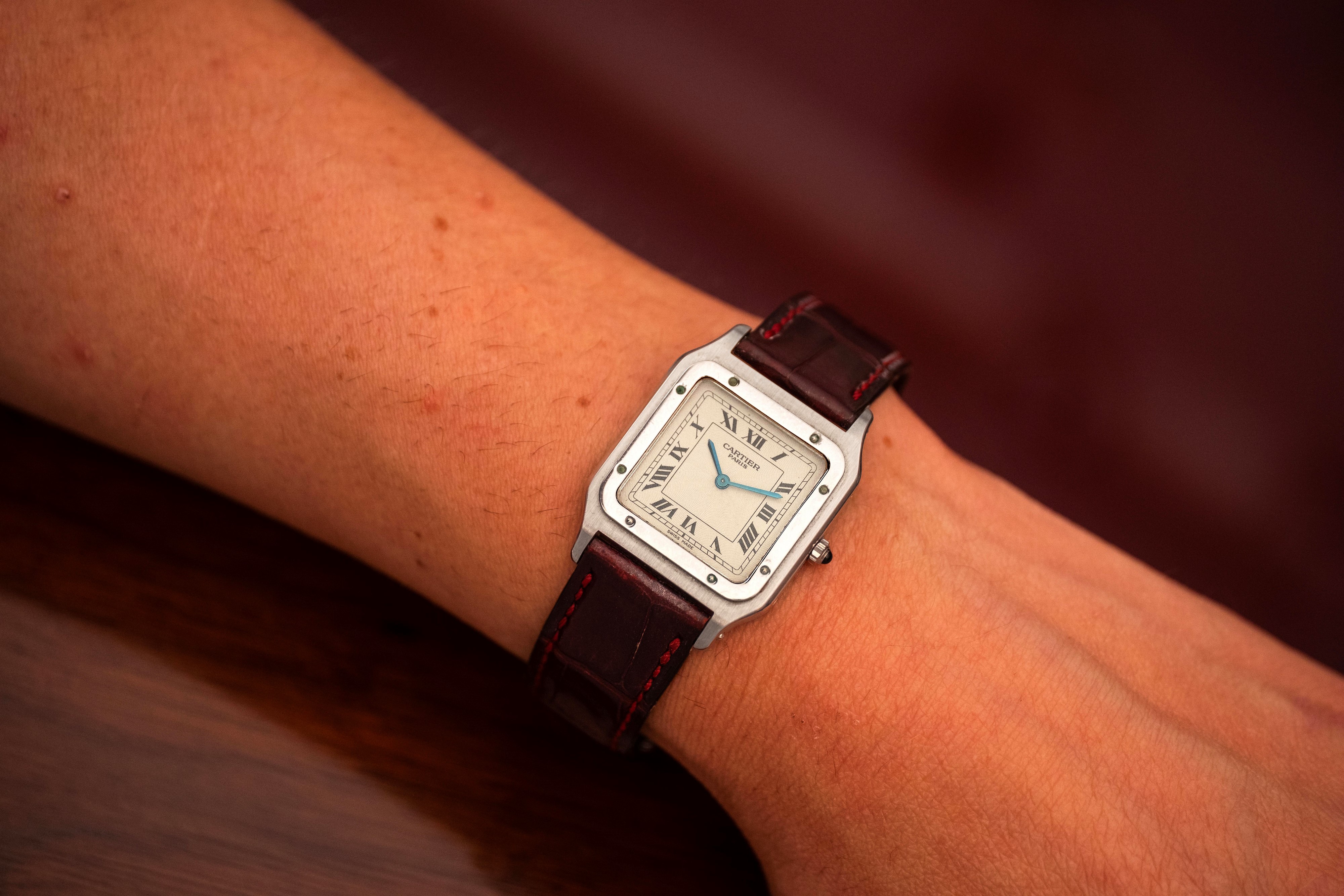 Cartier - Santos Dumont Collection Privée ref. 1575 in platino
