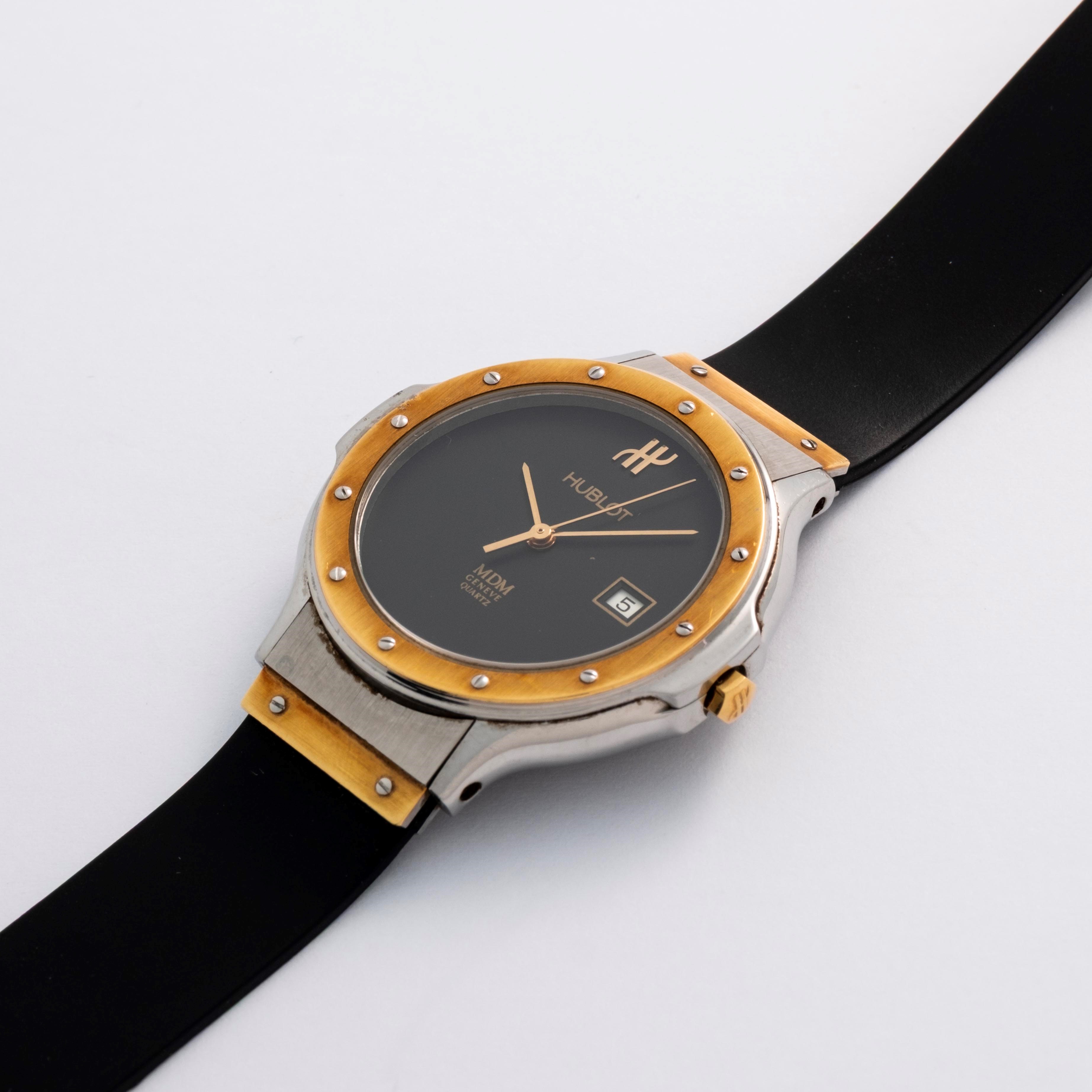 Hublot - MDM Lady S 140.10.2 con quadrante nero e datario