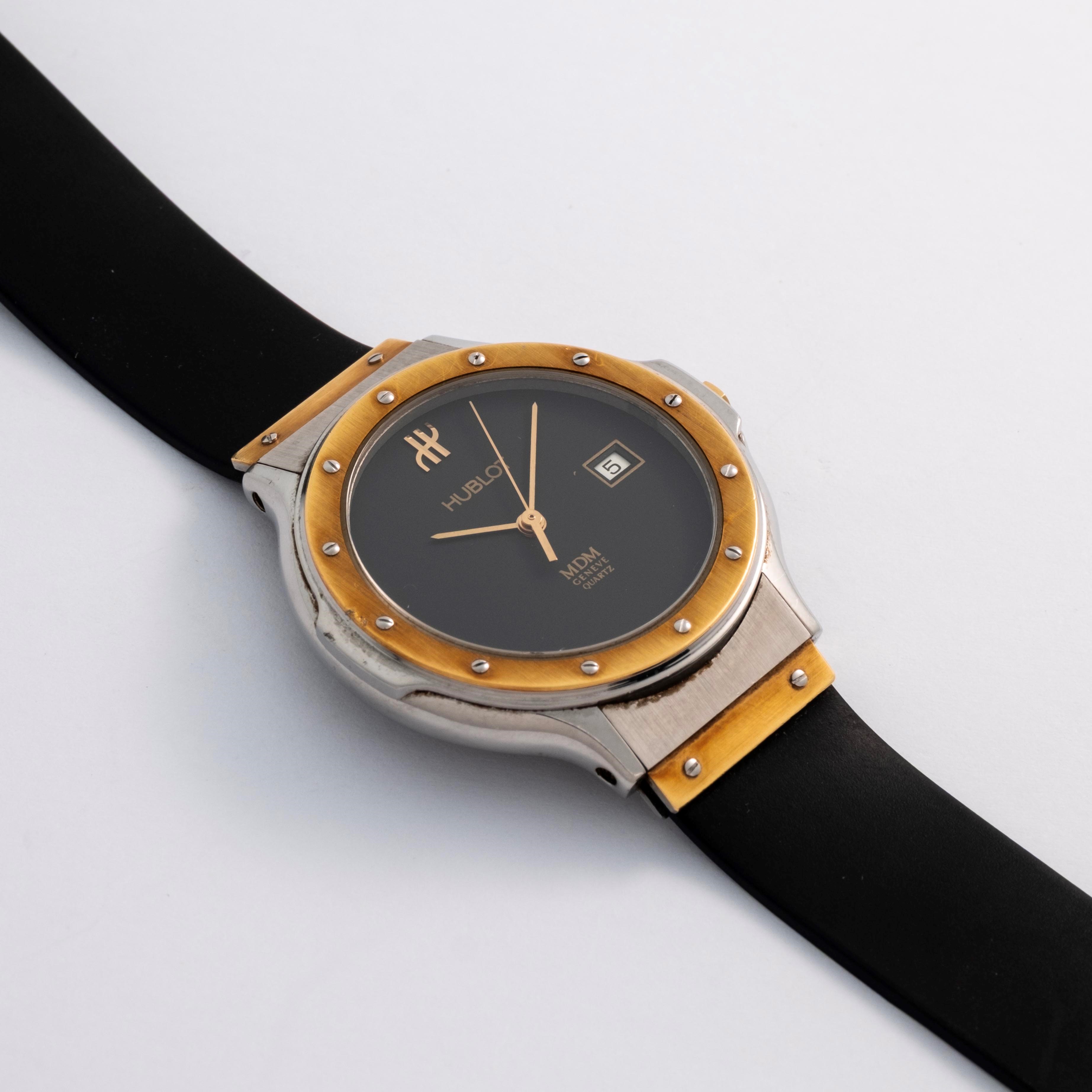 Hublot - MDM Lady S 140.10.2 con quadrante nero e datario